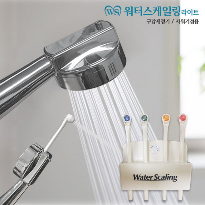 워터스케일링 직수관연결 샤워기겸용 구강세정기, 1개, 상세 설명 참조