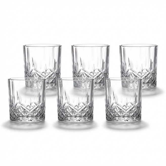 시잉글라스 다이아몬드 위스키잔 6P 세트, 6개