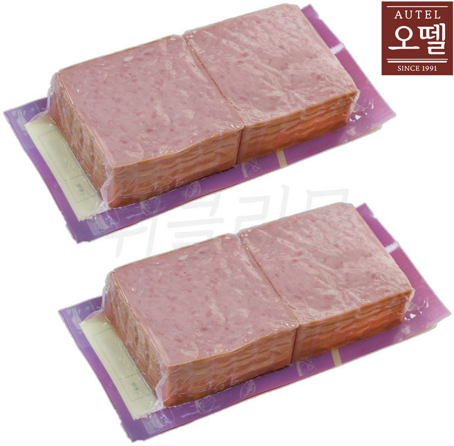 오뗄 스모크햄 슬라이스 1kg 냉장, 2개