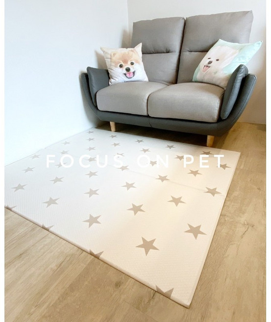 韓國寵物地墊(7mm) 寵物止滑防水墊, 1個, 北極星,60x70(單塊）走廊款