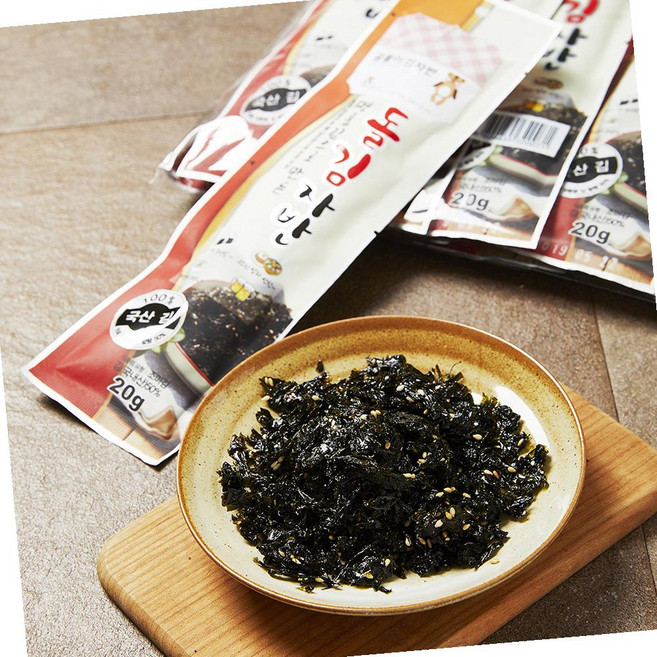 자두 돌김자반 스틱형 20g 200개 간식