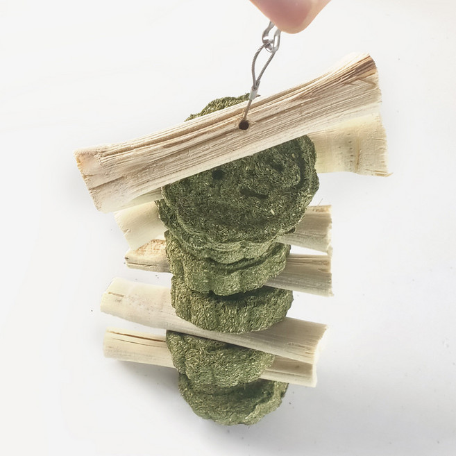 제이펫 스위트 이갈이 스트링 사탕수수+그라스케이크 사탕수수+당근그라스케이크 소동물 이갈이 토끼 기니피그 친칠라 햄스터 이갈이 장난감, 1개