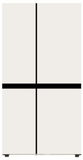 LG전자 디오스 AI 오브제컬렉션 냉장고 832L 방문설치, S836MEE022