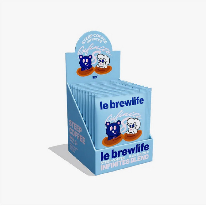 le brewlife INFINITE8 BLEND 浸泡式精品咖啡 中深烘焙, 10g, 10個
