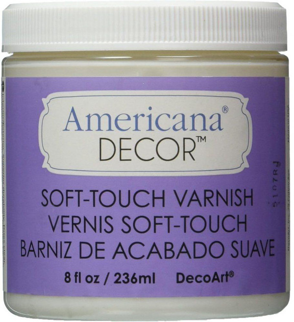 데코아트 아메리카나 데코 바니시 8oz 소프트 터치 흰색