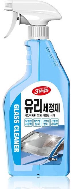 자동차세차용품) 카렉스 3분세차 유리세정제, 1개, 650ml