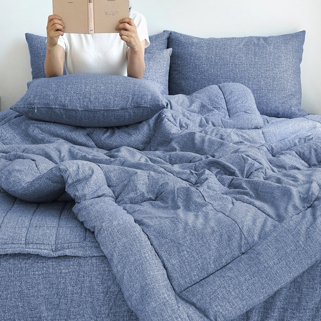 스코홈 데이린 사계절 차렵이불 베개 세트