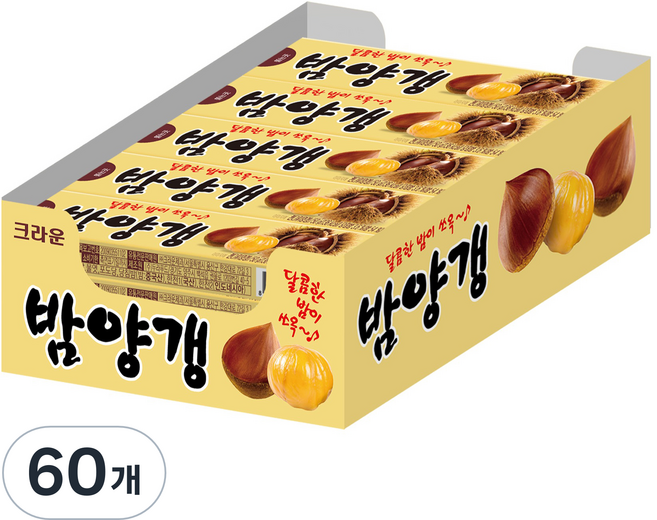 크라운 밤양갱, 1kg, 3개