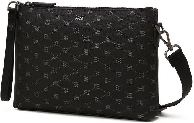 [백화점정품] 닥스 가죽 DD로고 블랙 멋스런 이브닝용 여성용 고급스런 클러치백