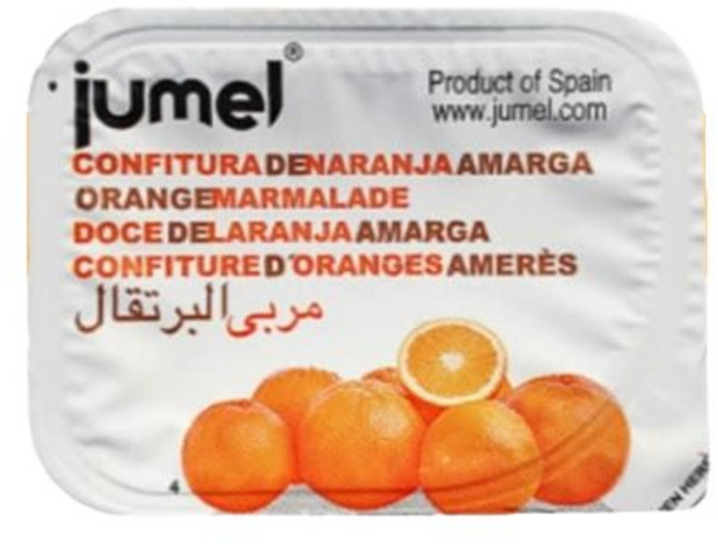 주멜 오렌지 잼 15g 30개 소분 일회용 마멀레이드 과일 포션 조식 뷔페 토스트, 주멜 오렌지 잼 15g, 30개 소분 일회용 마멀레이드