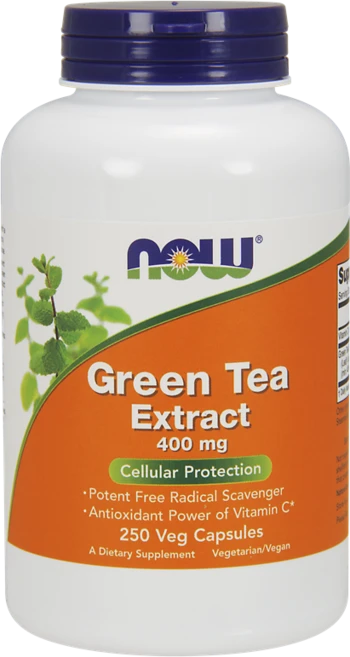 나우푸드 그린 티 추출물 400mg 베지 캡슐, 1개, 250정 - 쿠팡