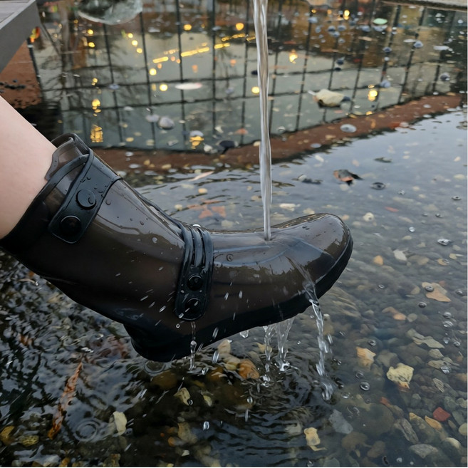 슈렌다 미끄럼방지 신발방수커버 레인슈즈커버 신발 커버 실리콘 장화 (210~290 SIZE)