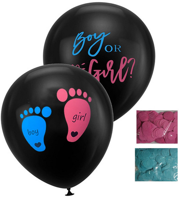 우니하우스 젠더리빌 풍선 임신 성별 공개 파티, Boy OR Girl 풍선