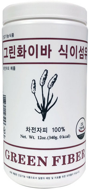 그린화이바 식이섬유 340g 6개