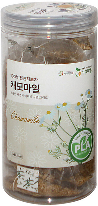 지구마을 생분해필터 PLA 캐모마일 허브티백차, 1g, 1개, 30개입