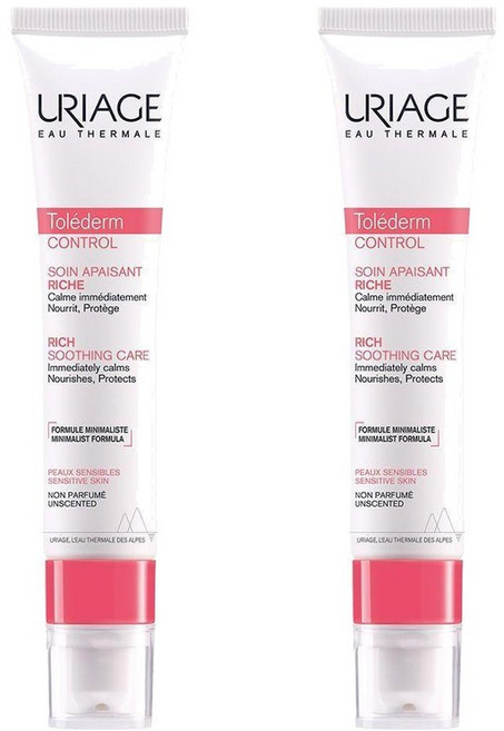 유리아쥬 톨레덤 리치 스무딩 케어 크림 40ml 2개 Uriage Tolederm Soin Apaisant Riche