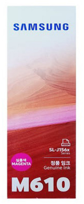 삼성 INK-K610 C610 M610 Y610 정품잉크 SL-T1670W J1560W T1672W T2270W 옵션선택, M610 (빨강/정품잉크), 1개