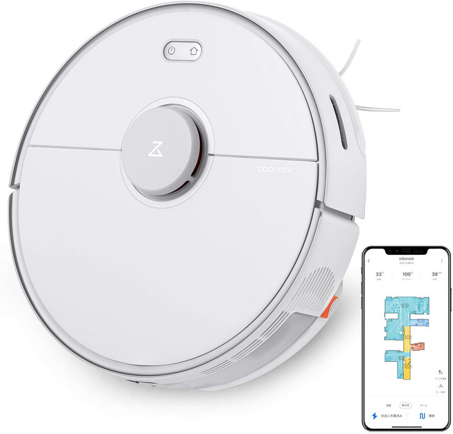 로보락 S5 Max 강력 흡입 Ai 로봇 청소기 자동 충전 S5E02-04, 블랙, 단품