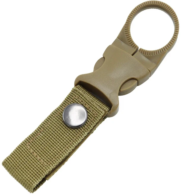 FORZEN 휴대폰 클램프 마운트 백팩 홀더 등산/등산/야외용 탈부착이 가능한 스트랩 클립, 03 카키색