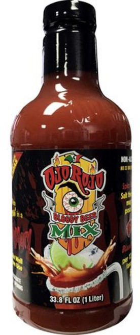 오호 로호 블러디 비어 믹스 세르베자 미첼라다 믹스 1 리터 Ojo Rojo Bloody Beer Mix Cerveza Michelada Mix 1 Liter, 1개, 1L