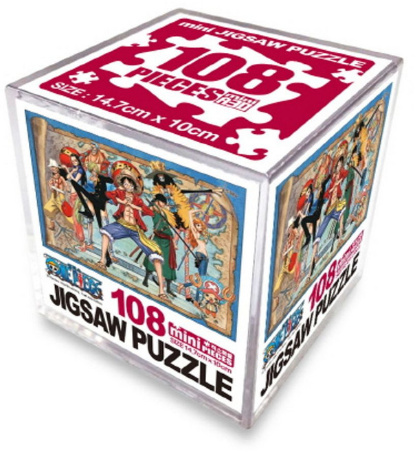 원피스 직소퍼즐 미니 Cube 108pcs: 출동준비:, 108피스, 혼합색상