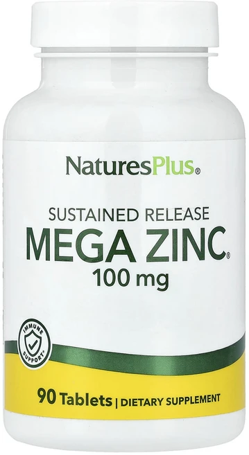 네이쳐스플러스 서방형 Mega 아연 100mg 90정, 5개 - 쿠팡