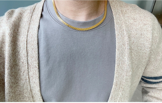 24k 순금 남자여자 목걸이 5돈(18.75g) 벌집체인 디자인 금은방여기야