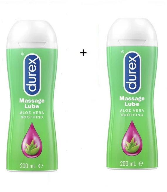 호주 듀렉스 플레이 윤활유 마사지 2 in 1 친밀한 윤활제 및 마사지 젤, 2개, 200ml - 쿠팡