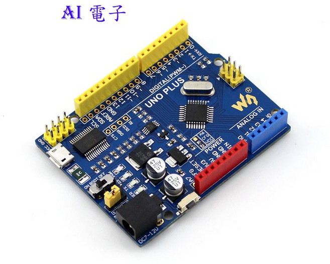 AI電子 UNO Plus 微控制器開發板 兼容 Arduino UNO R3, 1個