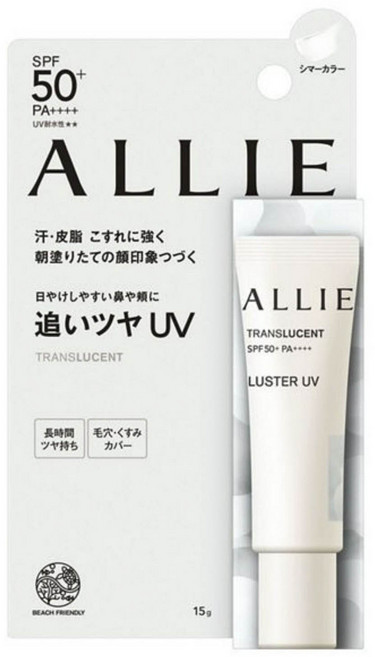 Kanebo 佳麗寶 ALLIE 光澤防曬乳 SPF50+, 15g, 1條