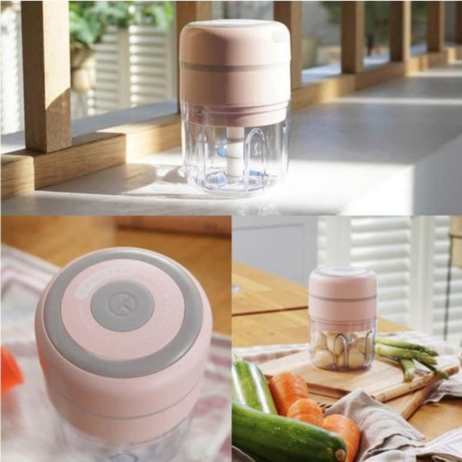 제노이카 야채 3중칼날 믹서기 전동 분쇄기 충전식 무선 다지기 MI10