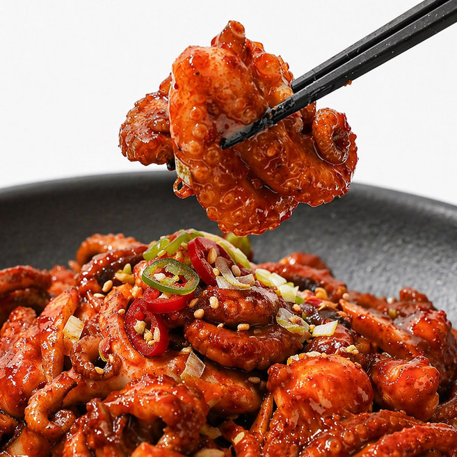 락원푸드 매콤 쭈구미 볶음 400g 밀키트, 1개