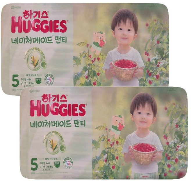 2025 하기스 네이처메이드 팬티형 남아용, 88매, 5단계