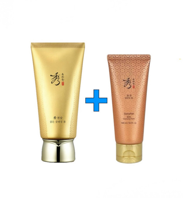 수려한 천삼 골든 클렌징폼 160ml+증정 수려한 본 클렌징폼 100ml, 1개, 160ml