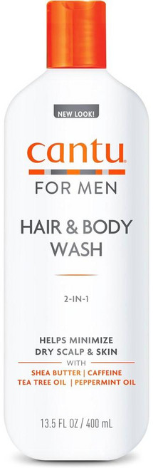 독일 칸투 CANTU Body Wash 남성 3 in 1 샴푸 컨디셔너 바디워시, 5개, 400ml