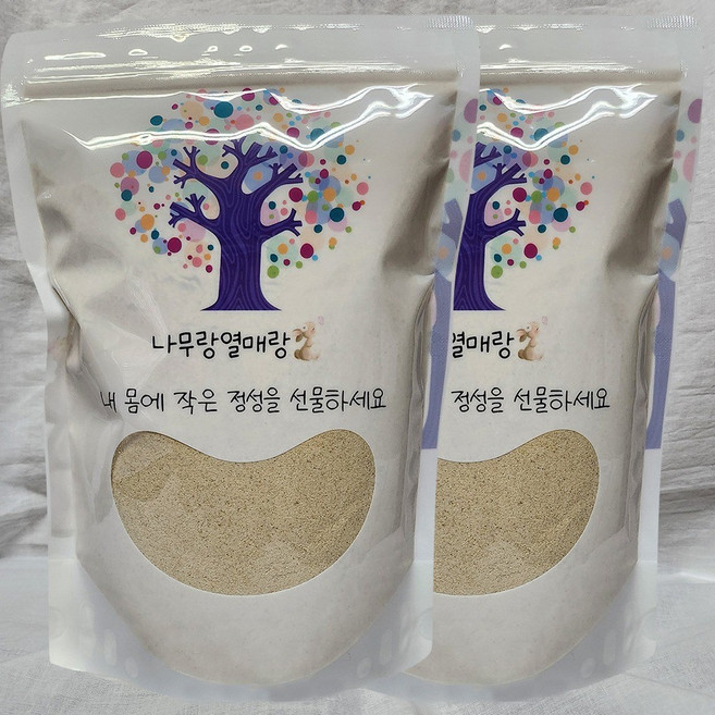 국산 미강분말 쌀겨 2kg 고운 가루, 500g, 4개