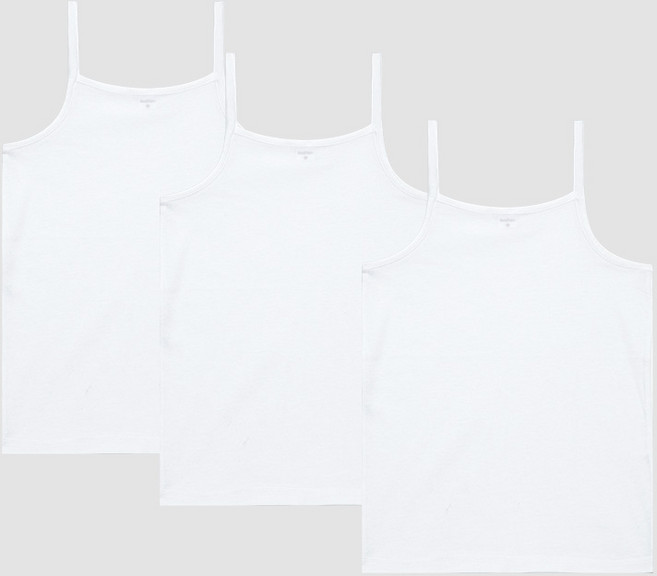 수아팜 여아 베이직 코튼 캐미솔 3매