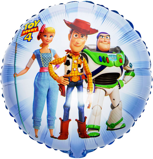 [원팩] 캐릭터은박풍선 18인치 라운드 토이스토리 화이트