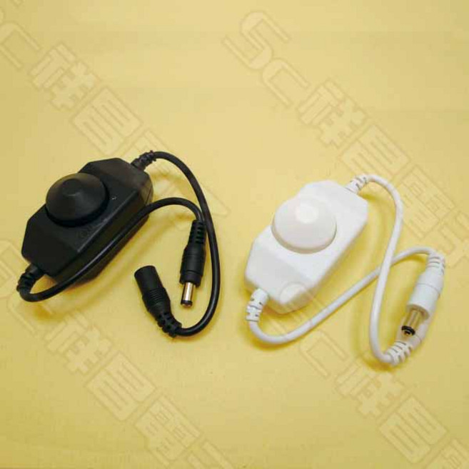 祥昌電子 DC調光器 DC12V DC24V 2A 調光線, 1個, 黑色