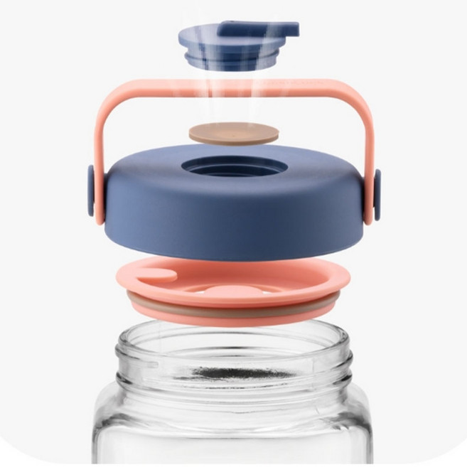LOCK&LOCK 유리 밀폐병 담금주병 숨쉬는 효모 매실청병 1L/1.6L/2.2L/3L 중 선택1P, 1개, 3000ml