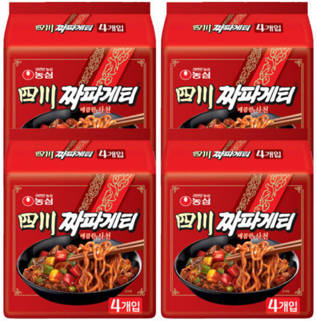 사천짜파게티 X(), 4개