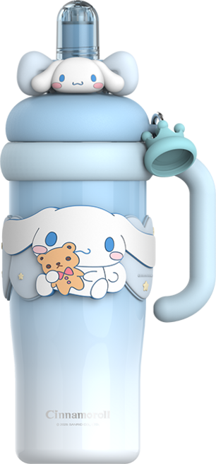 크로스 보더 산리오 뽀뽀 텀블러 960밀리리터, 1개, 960ml, 960ml 시나모롤