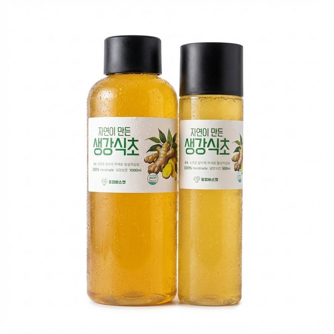 로컬바스켓 자연이 만든 수제 저온숙성 생강식초, 1개, 1L