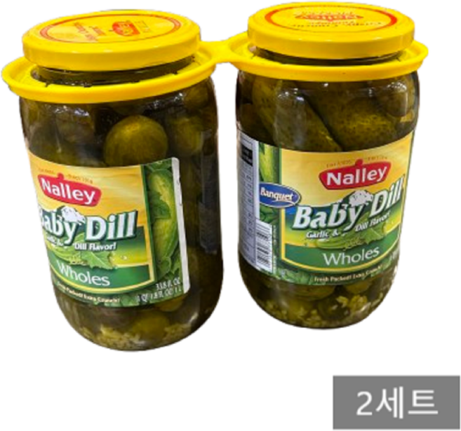 코스트코 낼리스 베이비 딜 피클 1L /1개 단품, 4개