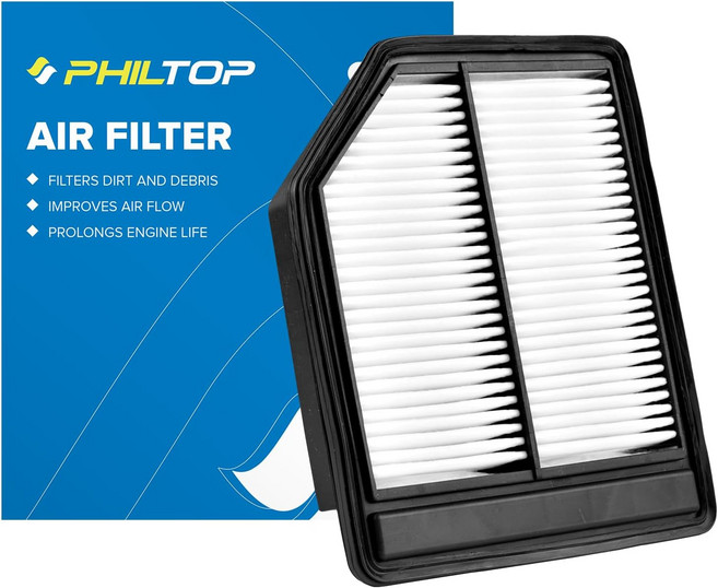 PHILTOP 엔진 에어 필터 CA10165 혼다 시빅 2006-2011 L4 1.8L와 호환 성능 향상 견고한 패널