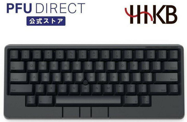 해피해킹 스튜디오 영어배열 키보드 PFU PD-ID100B, 숫자배열 X, 블랙