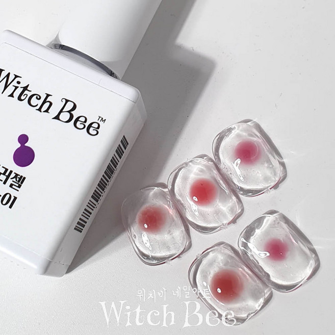 위치비 치크네일 투명 레이어링 블러젤, 1개, 15ml, WS-01