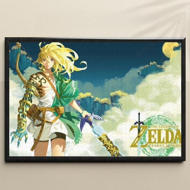 젤다의전설퍼즐1000피스 조각 직소 장난감 창의성, 13ZD