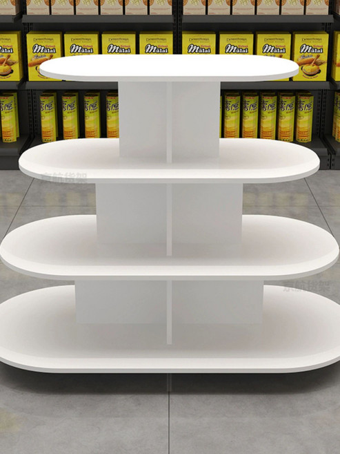 매장 계단식 진열대 원형 마트 소품 행사 디스플레이 슈퍼마켓 선반 전시 매대, 1개