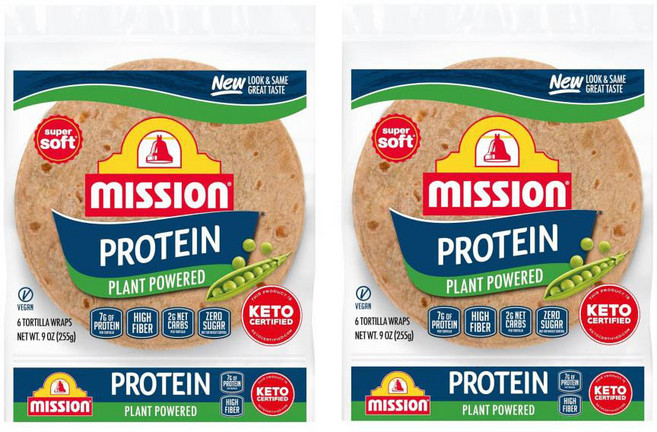 미션 프로틴 단백질 또띠아 255g 2개